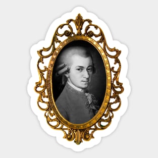 Wolfgang Amadeus Mozart Sticker